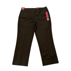 Apt.‎ 9 Modern Fit Brown Polished Cotton Capri